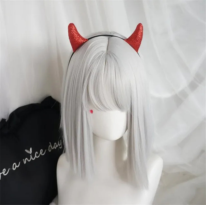 Animal Red Devil Horn Demon Headwear