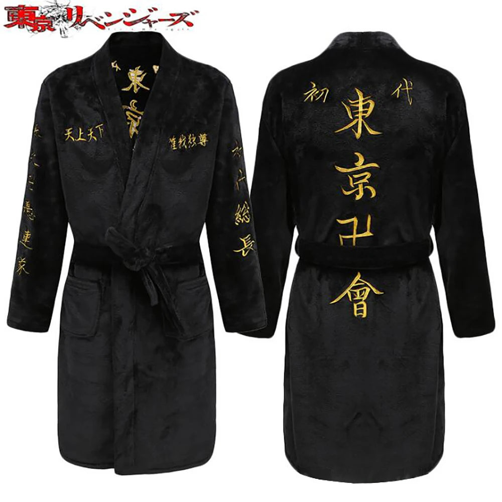 Tokyo Avengers Anime Cosplay Robe Cloak Adult Men